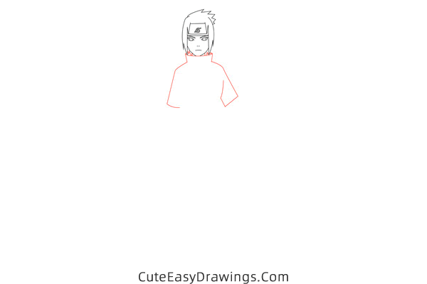 how to draw sasuke uchiha from naruto - www.cuteeasydrawings.com