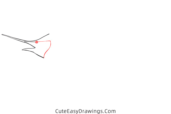 how to draw a blue marlin - www.cuteeasydrawings.com