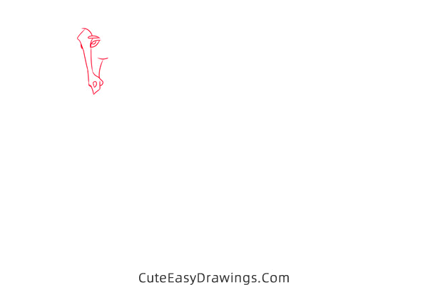 how to draw khan the horse from mulan - www.cuteeasydrawings.com