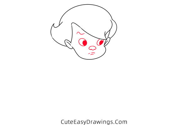 how to draw the angel from fantasia - www.cuteeasydrawings.com