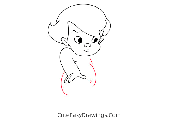 how to draw the angel from fantasia - www.cuteeasydrawings.com