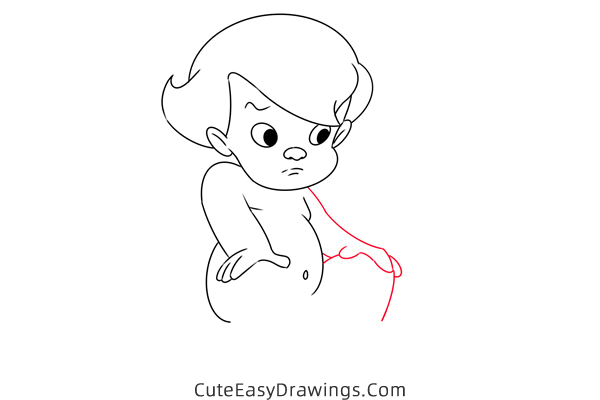 how to draw the angel from fantasia - www.cuteeasydrawings.com