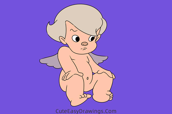 how to draw the angel from fantasia - www.cuteeasydrawings.com