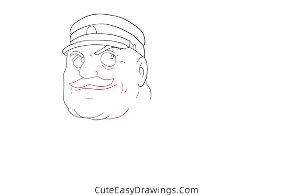 how to draw muoro from castle in the sky - www.cuteeasydrawings.com