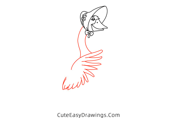 how to draw amelia gabble from the aristocats - www.cuteeasydrawings.com