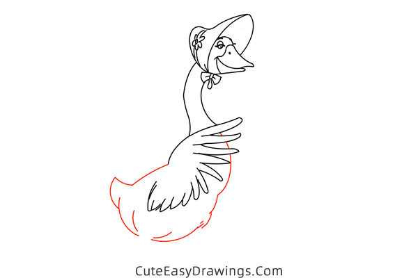 how to draw amelia gabble from the aristocats - www.cuteeasydrawings.com