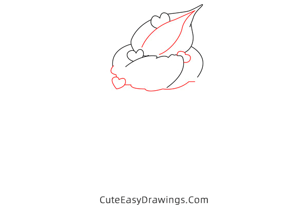 how to draw a cupcake - www.cuteeasydrawings.com