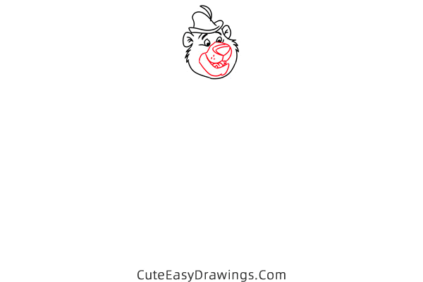 how to draw little john from robin hood - www.cuteeasydrawings.com