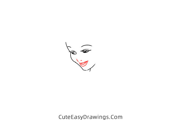 how to draw cinderella - www.cuteeasydrawings.com