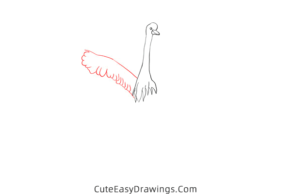 how to draw a crane - www.cuteeasydrawings.com