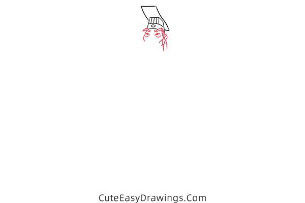 how to draw the emperor of china from mulan - www.cuteeasydrawings.com