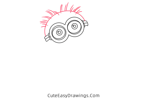 how to draw larry the minion - www.cuteeasydrawings.com