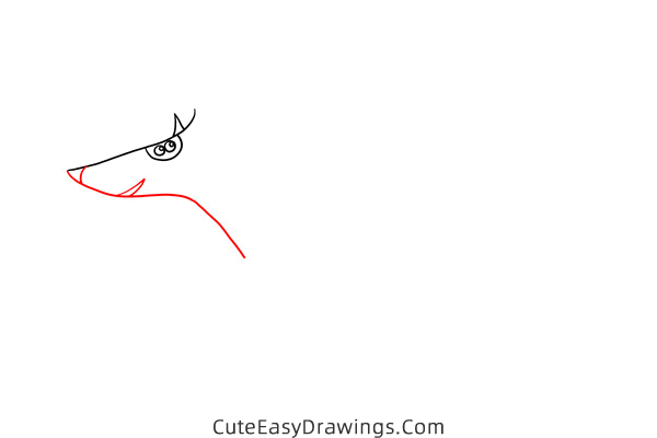 how to draw a running dog - www.cuteeasydrawings.com