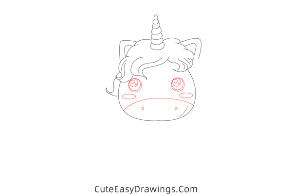 how to draw a cute unicorn - www.cuteeasydrawings.com