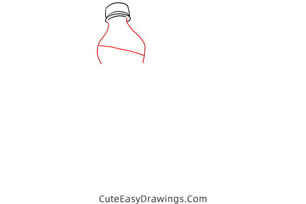 how to draw a hand holding a bottle - www.cuteeasydrawings.com