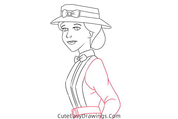 how to draw darling from lady and the tramp - www.cuteeasydrawings.com