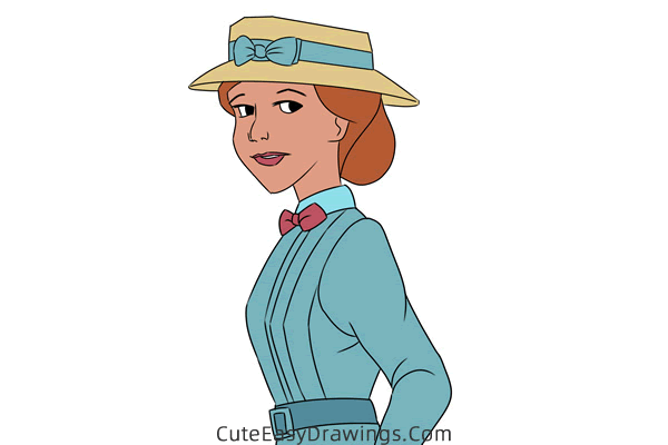 how to draw darling from lady and the tramp - www.cuteeasydrawings.com