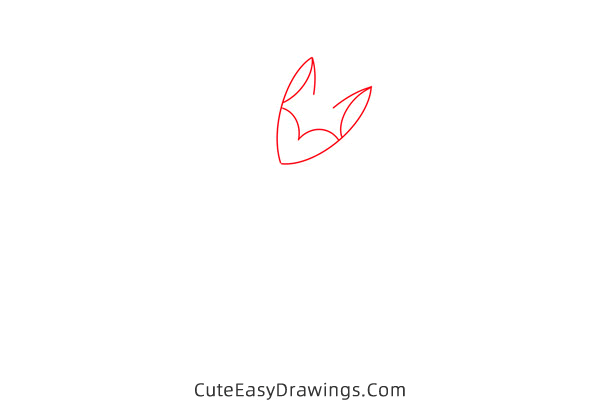 how to draw a birthday fox - www.cuteeasydrawings.com