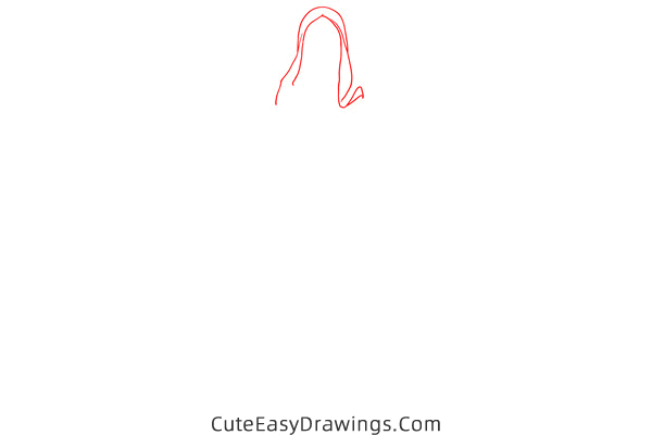 how to draw virgin mary - www.cuteeasydrawings.com