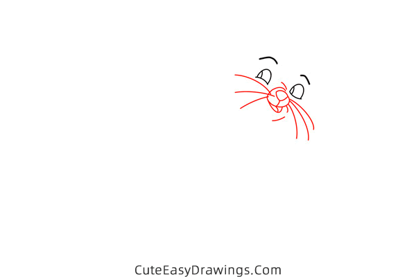 how to draw toulouse from the aristocats - www.cuteeasydrawings.com