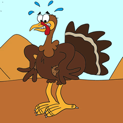 How to Draw a Funny Turkey Step by Step