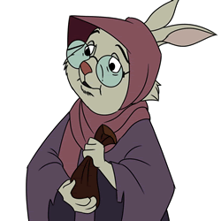 How to Draw Mother Rabbit from Robin Hood Step by Step