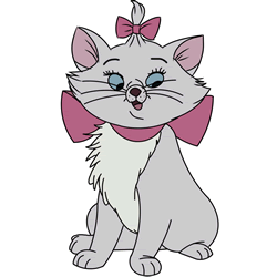 How to Draw Marie from Aristocats Step by Step