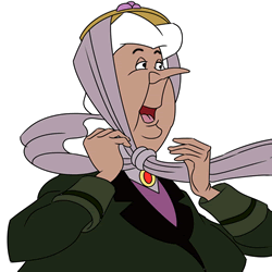 How to Draw Aunt Sarah from Lady and the Tramp Step by Step