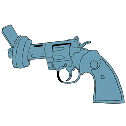 How to Draw the Knotted Gun Step by Step