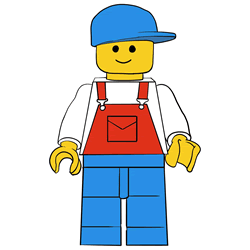How to Draw a LEGO Person Step by Step