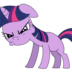 How to Draw Twilight Sparkle Making a Funny Face Step by Step