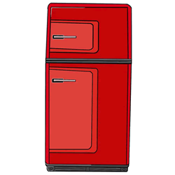 How to Draw a Refrigerator Step by Step
