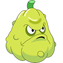 How to Draw Squash from Plants vs. Zombies Step by Step