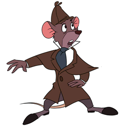 How to Draw Basil of Baker Street Step by Step