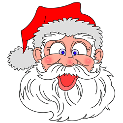 How to Draw Santa Head Step by Step