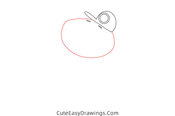 how to draw granddad dog from peppa pig - www.cuteeasydrawings.com