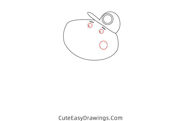 how to draw granddad dog from peppa pig - www.cuteeasydrawings.com