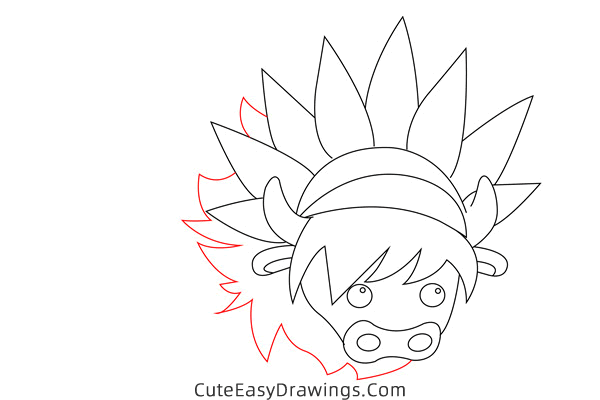 how to draw an american bison - www.cuteeasydrawings.com