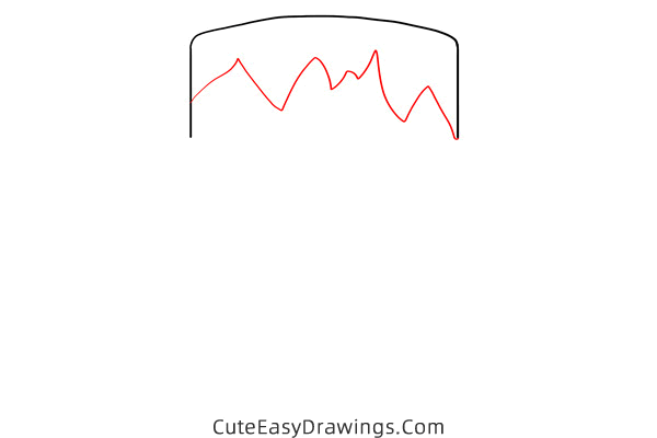 how to draw frankenstein head - www.cuteeasydrawings.com