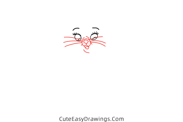 how to draw marie from aristocats - www.cuteeasydrawings.com