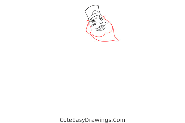 how to draw lord qin from mulan - www.cuteeasydrawings.com