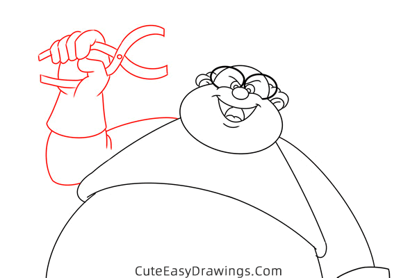 how to draw elmo st peters from the brave little toaster - www.cuteeasydrawings.com