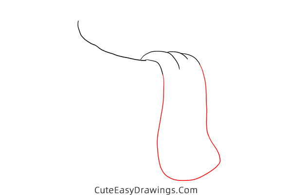 how to draw a scarf - www.cuteeasydrawings.com
