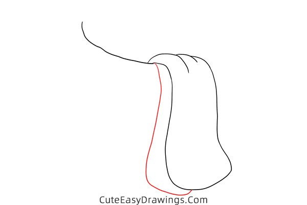 how to draw a scarf - www.cuteeasydrawings.com