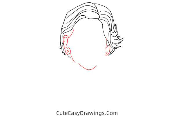 how to draw elizabeth warren - www.cuteeasydrawings.com