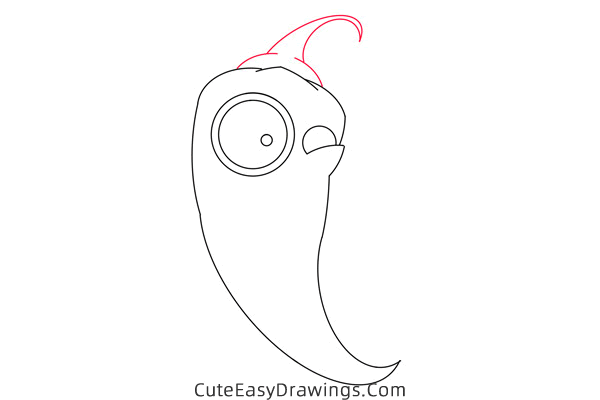 how to draw jalapeno from plants vs zombies - www.cuteeasydrawings.com
