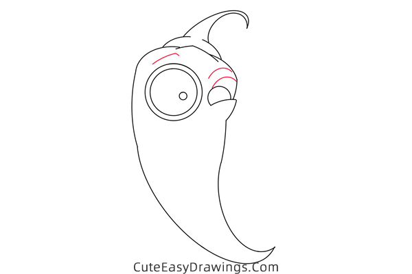 how to draw jalapeno from plants vs zombies - www.cuteeasydrawings.com
