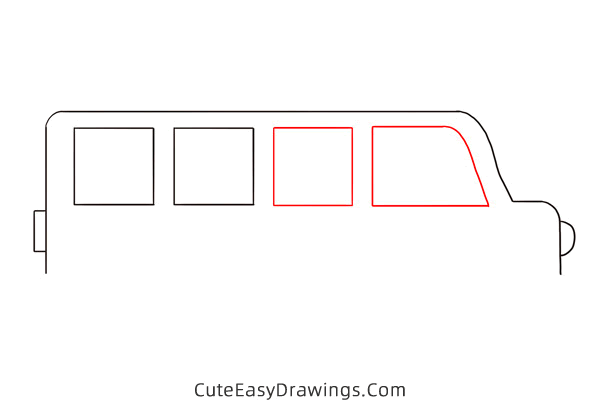 how to draw a school bus - www.cuteeasydrawings.com