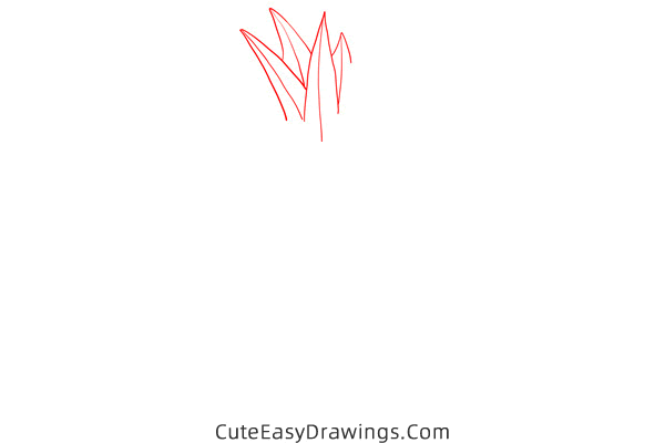 how to draw a pineapple - www.cuteeasydrawings.com
