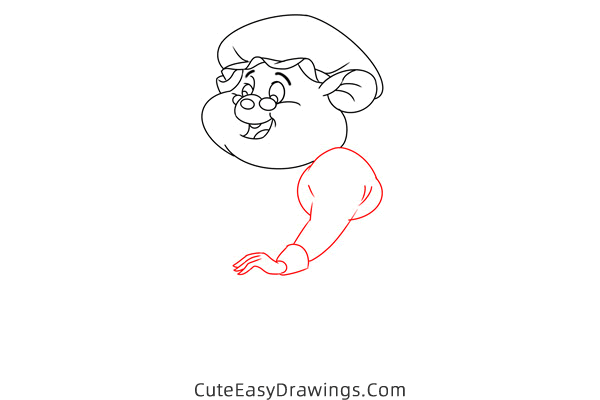 how to draw mrs judson from the great mouse detective - www.cuteeasydrawings.com